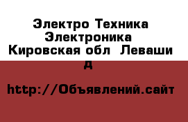 Электро-Техника Электроника. Кировская обл.,Леваши д.